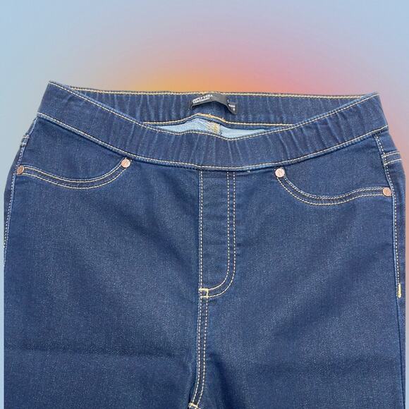 SIMPLY VERA WANG Women’s Small Pull On Blue Jean Leggings - Picture 1 of 4